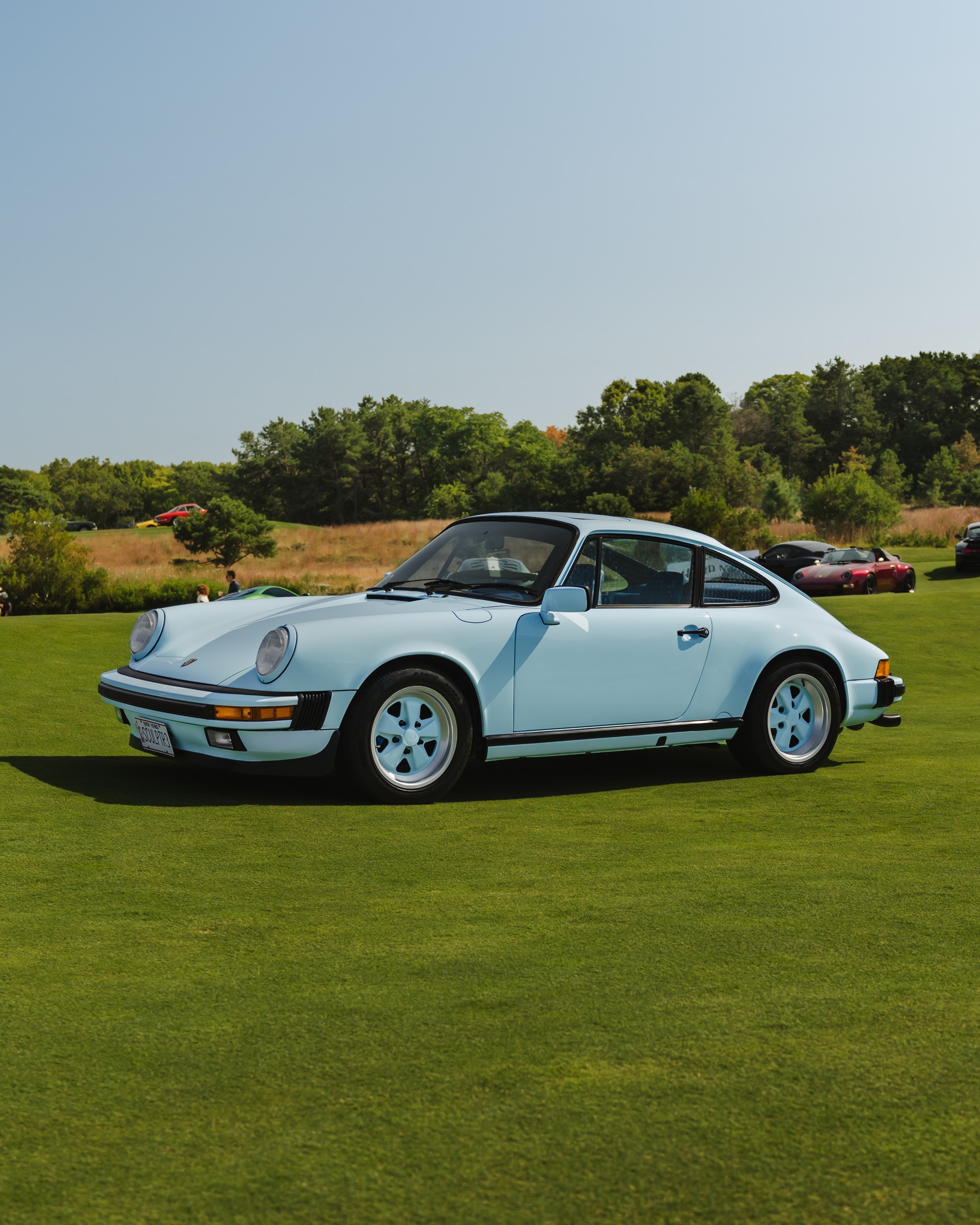 Porsche 911 Carrera 3.2 Coupé in Coppaflorio Blue